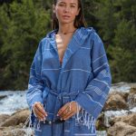 Lavia Lacivert Peştamal Bornoz